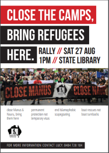 August 27 rally image
