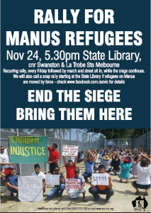 Rally 24 Nov